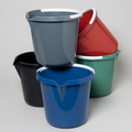 Pail with Plastic Handle